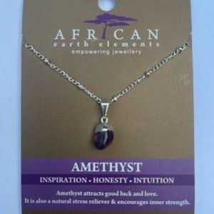 HAND MADE IN SOUTH AFRICA AMETHYST NECKLACE